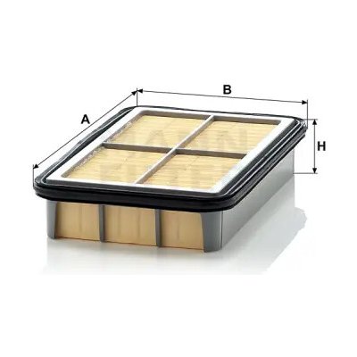 MANN FILTER Vzduchový filtr C 2568 – Hledejceny.cz