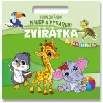 Omalovánky Nalepuj a vybarvuj! Zvířátka – Hledejceny.cz