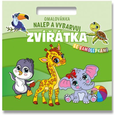 Omalovánky Nalepuj a vybarvuj! Zvířátka – Hledejceny.cz