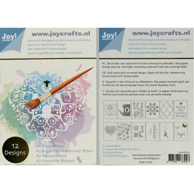 Joy Crafts Sada akvarelových papírů s motivy A7 12 ks – Sleviste.cz