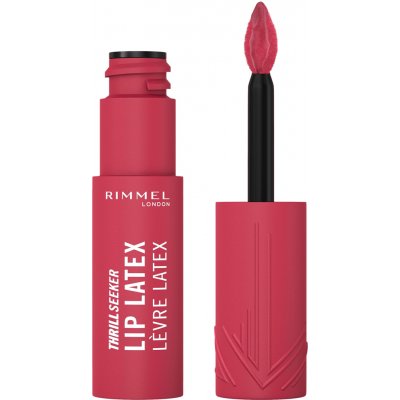 Rimmel London Thrill Seeker Lip Latex tekutá rtěnka s vysokým leskem 300 Main Character 6 ml – Zboží Dáma