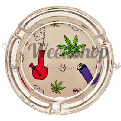 WeedShop Skleněný popelník Child Leaves Child Leaves 1 – Zboží Dáma