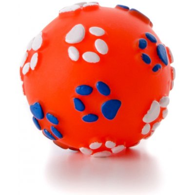 JK ANIMALS vinylový míč tlapky červená pískací 5 cm – Zboží Mobilmania