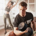 Gorilla Sports jednoruční činka 30 kg – Zboží Mobilmania