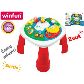 Winfun stoleček česky mluvící na baterie se světlem a zvukem