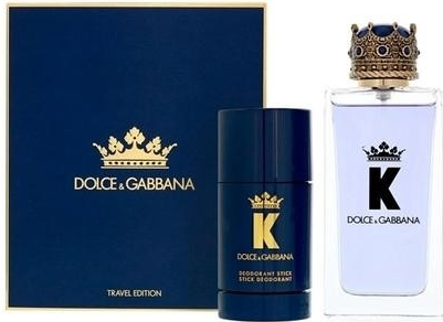 Dolce & Gabbana K By Dolce & Gabbana EDT 100 ml + tuhý deodorant 75 ml dárková sada