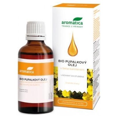 Aromatica PUPALKOVÝ OLEJ S BETA KAROTENEM A VITAMINEM E BIO 50 ml