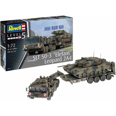 Revell Plastic Modelkit military 03311 SLT 50-3 Elefant Leopard 2A4 1:72