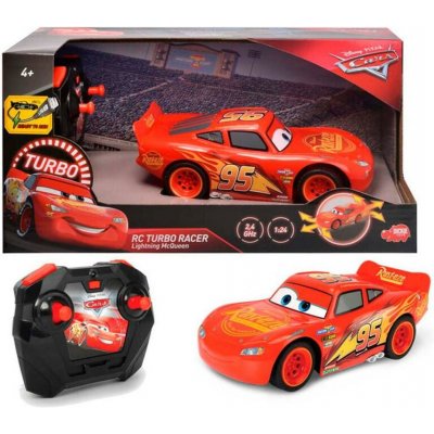 Dickie RC Lightning McQueen Cars 3 Turbo 203084038 1:24 – Sleviste.cz