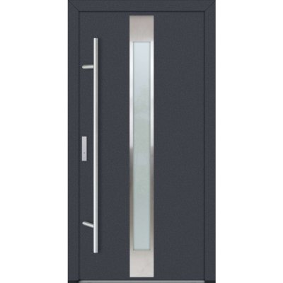 Hahn-Türke DS82-M05 mléčné sklo Antracit Pravé 100 x 200 cm – Hledejceny.cz
