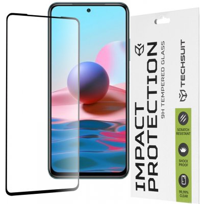 Techsuit 111D celoplošné sklo Xiaomi Redmi Note 10 4G Černá 144683 – Zboží Živě