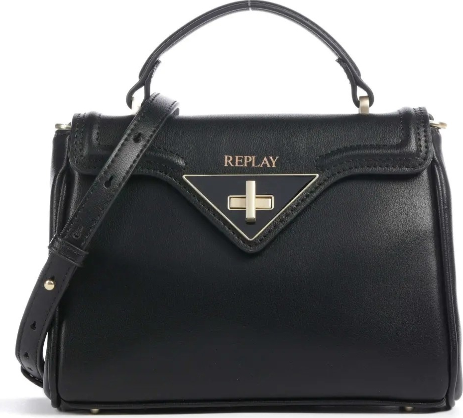 Replay kabelka crossbody umělá kůže černá