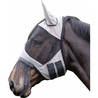 HKM Maska proti hmyzu Fringes s ochranou uší s třásněmi silver grey – Zboží Dáma