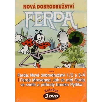 Ferda mravenec - Jak se měl ve světě, Ferda Nová dobrodružství 1/2, 3/4 DVD