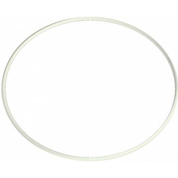Kovový kruh na lapač snů Ø60 cm bílý
