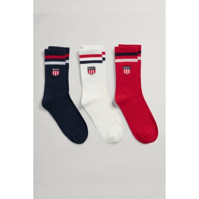 GANT D1. HEART SOCKS 3 PACK modrá