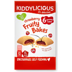 Kiddylicious Koláčky jahodové 132g