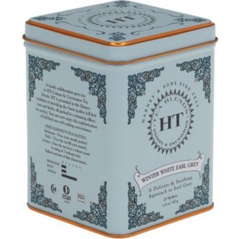 Harney & Sons Winter White Earl Grey 20 hedvábných sáčků