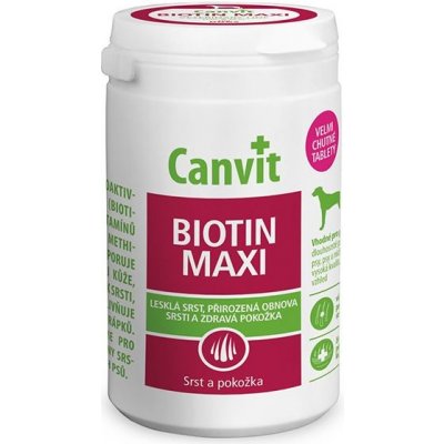 Canvit Biotin Maxi pro psy 76 tbl 230 g – Hledejceny.cz