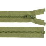 Kostěný zip YKK No 5 délka 80 cm bundový, malé, 011 zelená khaki – Hledejceny.cz