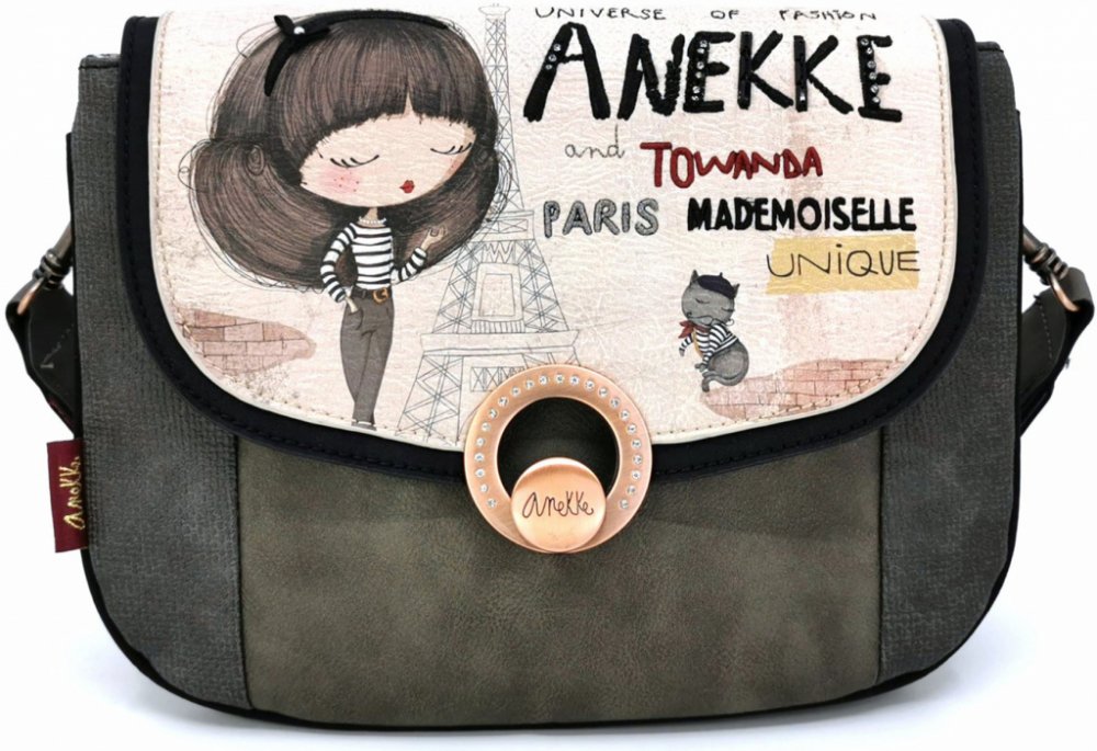 Anekke Couture stylová crossbody kabelka s klopou Mademoiselle |  Srovnanicen.cz