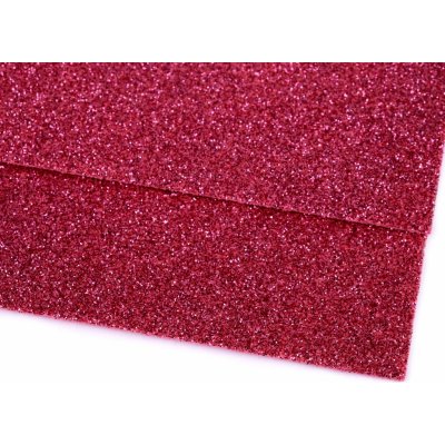 Pěnová guma Moosgummi s glitry růžová 20x30 cm - 2ks – Zbozi.Blesk.cz