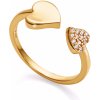 Prsteny Viceroy pozlacený prsten se srdíčky San Valentín 13125A01