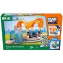 Dřevěný vláček Brio WORLD 33973 SMART TECH SOUND Vlaková stanice s tunelem