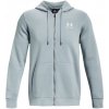 Pánská mikina Under Armour Men's UA Essential Fleece Full-Zip Hoodie gray