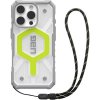 Pouzdro a kryt na mobilní telefon Apple UAG Pathfinder Clear Magsafe kryt iPhone 16 Pro Active Neon Lanyard