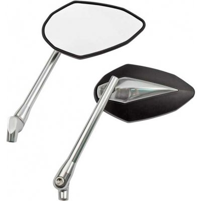 Sada zrcadel Double Deuce. Černá/černá hlava | Zboží Auto