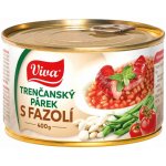 Viva Trenčanské párek s fazolí 400 g – Zboží Dáma