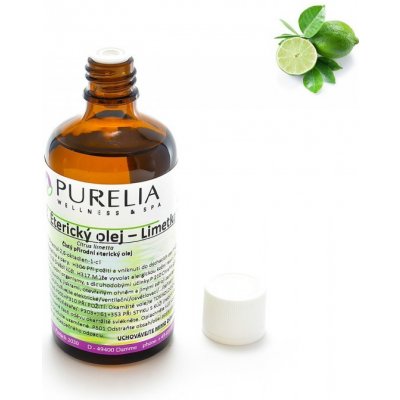 PM Aqualog Přírodní éterický olej Purelia limetka 1312-100 100 ml – Hledejceny.cz