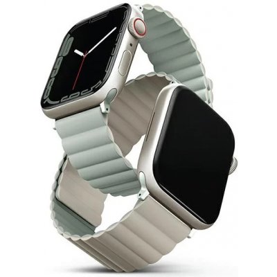 UNIQ strap Revix Apple Watch Series 4/5/6/7/8 / SE / SE2 38/40 / 41mm. Reversible Magnetic sage-beige UNIQ-41MM-REVSAGBEG – Zboží Mobilmania
