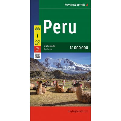 Peru 1 : 1 000 000 / silniční mapa – Hledejceny.cz