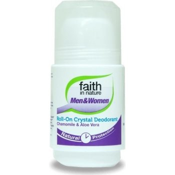 Faith in Nature kuličkový deo-krystal BIO Aloe Vera & Heřmánek 50 ml