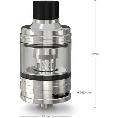 iSmoka-Eleaf Melo 4 clearomizer Stříbrná 4,5ml – Hledejceny.cz