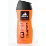 Adidas Team Force 3in1 sprchový gel na tělo, vlasy a pleť pro muže 250 ml