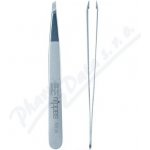 Nippes pinzeta kosm. zkosená matná nerez 9,5 cm – Zboží Dáma