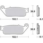 Brzdové destičky SBS přední KAWASAKI J 300 rok 14-19 – Zboží Mobilmania