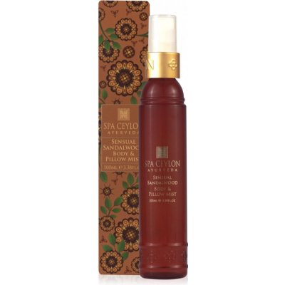 Spa Ceylon mlha na Polštář a Tělo SENSUAL SANDALWOOD 100 ml – Zboží Dáma