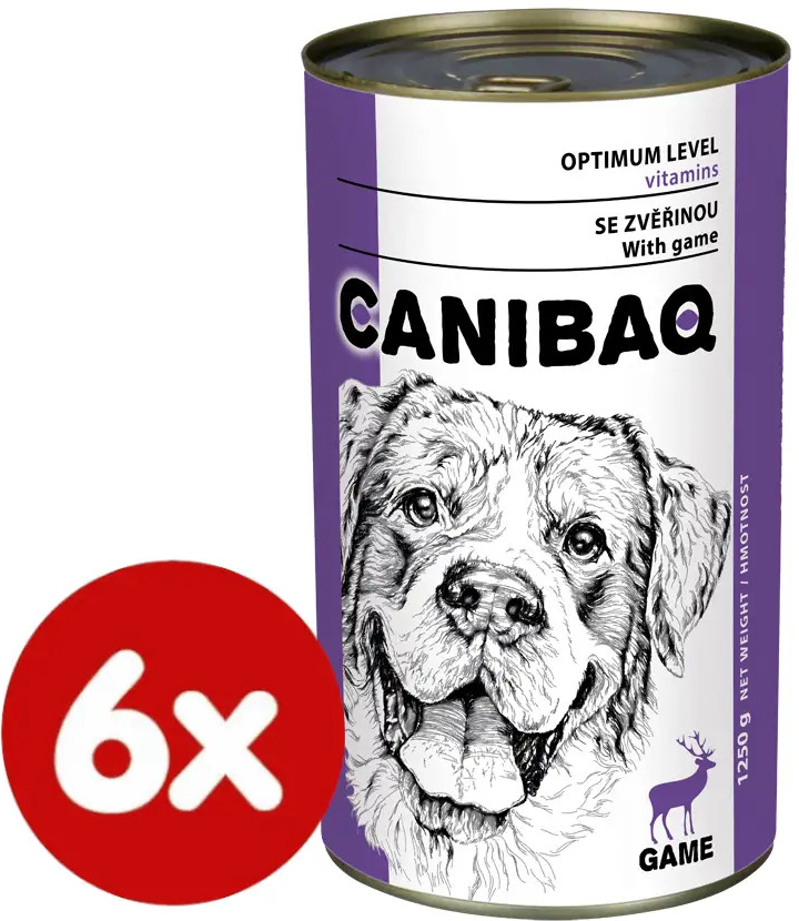 Canibaq Classic zvěřina 6 x 1250 g