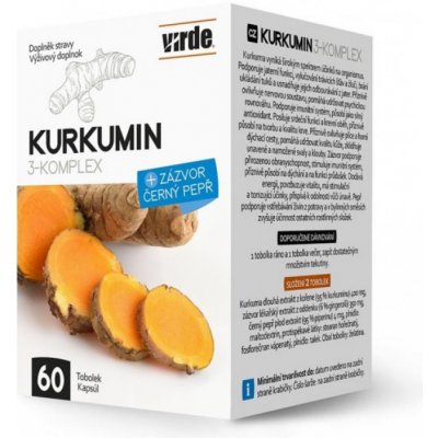 Virde kurkumin 3-Komplex 60 kapslí – Hledejceny.cz