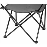ST Leisure Equipment Židle LEQ ARNOLD, tmavě-šedá, skládací, kempinková, Oxford 600D, 82x50x80 cm – Zboží Mobilmania