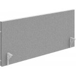 OFFICE PRO Paraván Akustik na hranu 140 cm - TPA H 1400 šedá – Sleviste.cz