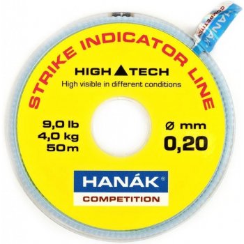 Hanák Competition Strike Indicator Line Fluo Yellow 50m 0,20mm 4kg