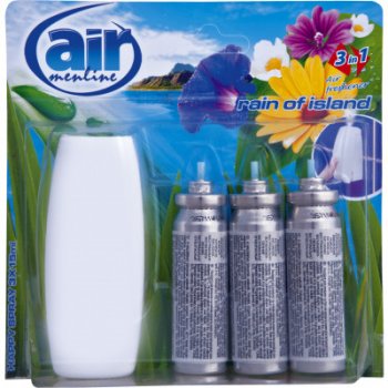 Air Menline Rain of Island osvěžovač vzduchu strojek a náplň 3 x 15 ml