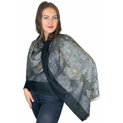 Šál Pašmína Florenta černá – Hledejceny.cz
