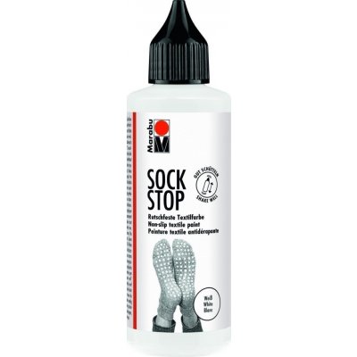 Marabu Sock Stop Protiskluzová barva bílá 90 ml – Sleviste.cz