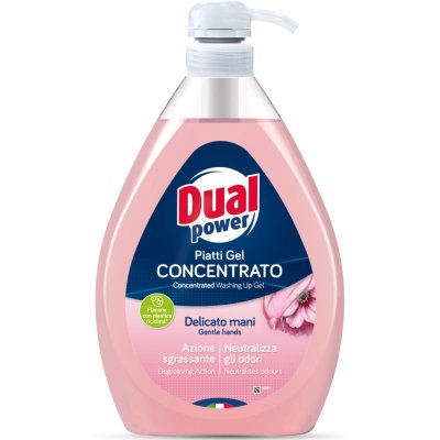 Dual power koncentrovaný gel na nádobí Jemný 1 l – Sleviste.cz